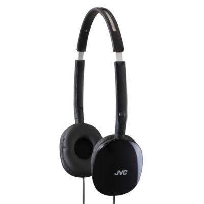 JVC HA-S160 Flat Overear Headphones Black