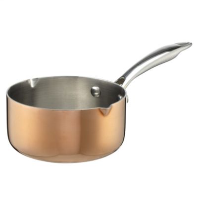 Cook's Collection Copper Tri-ply 14cm Milk Pan