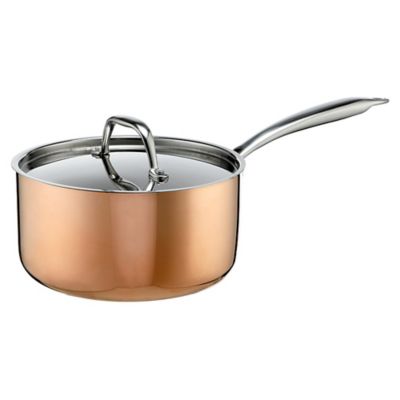 Cook's Collection Copper Tri-ply 20cm Saucepan