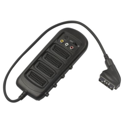 Ross Manual SCART Selector 4-way with RCA Connection