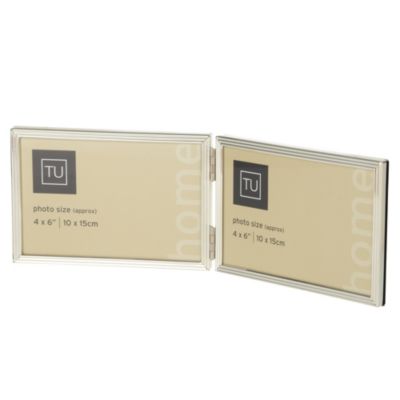Tu Double Silver-plated Frame 4x6"