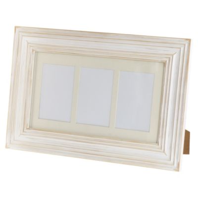 Tu White Wash 3 Aperture Frame