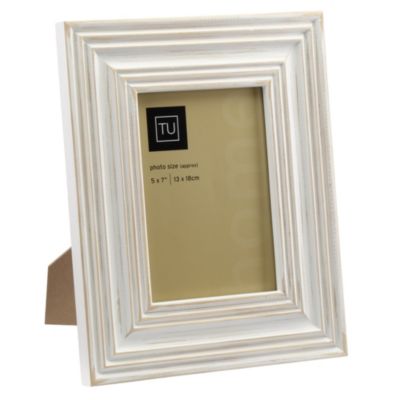 Tu White Wash Frame 5x7"