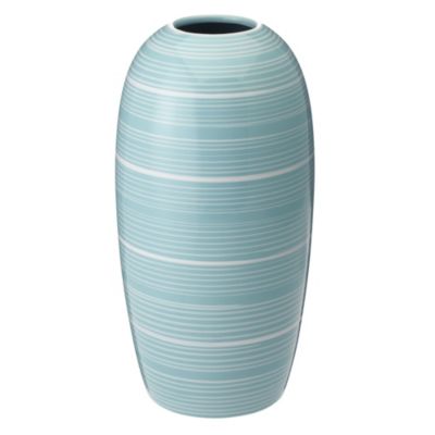 Tu Blue Stripe Vase