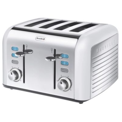 Breville Opula Collection Opal White Stainless Steel 4-slice Toaster