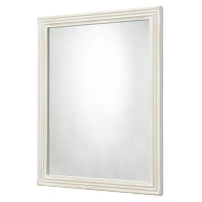 Tu Coastal Distressed Wood Wall Mounted Mirror