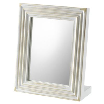Tu Coastal Distressed Wood Mirror