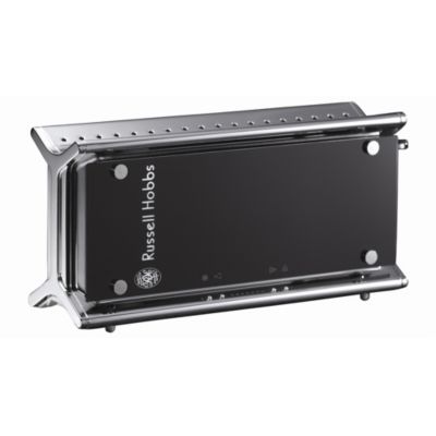 Russell Hobbs Black Glass 2-slice Toaster