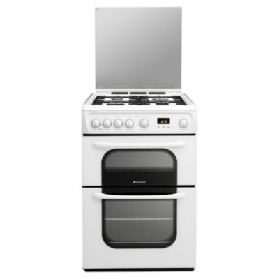 Hotpoint 62DGW White Gas Cooker