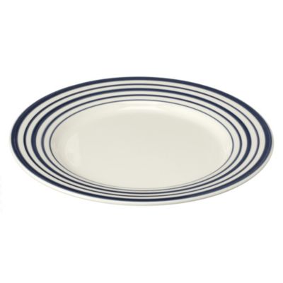 Tu Coastal Stripe Dinner Plate