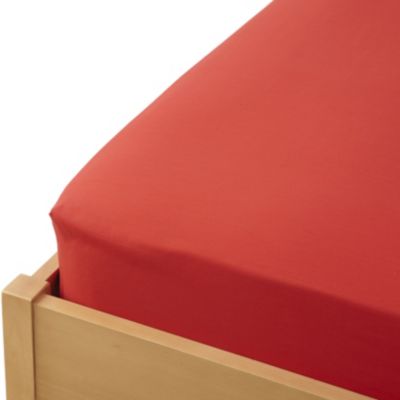 Tu Tomato Red Non-iron Fitted Sheet