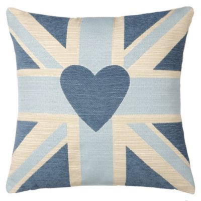 Tu Duck Egg Union Jack Cushion Cover