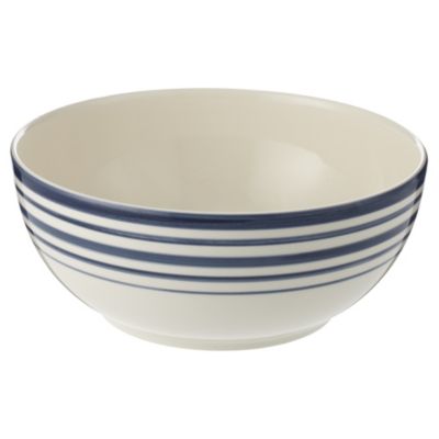 Tu Coastal Stripe Serving Bowl