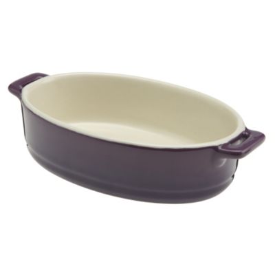 Bright pie dish purple