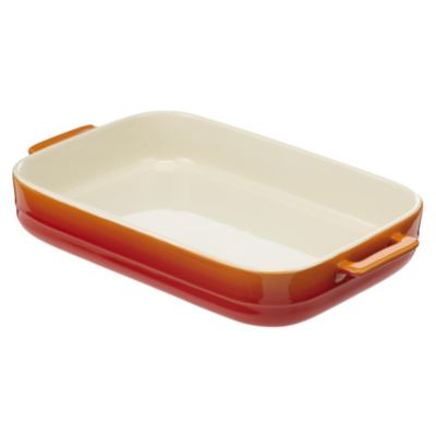 Sainsbury's Brights Rectangular Large Roaster Orange
