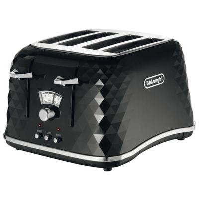 DeLonghi Brilliante Black 4-slice Toaster
