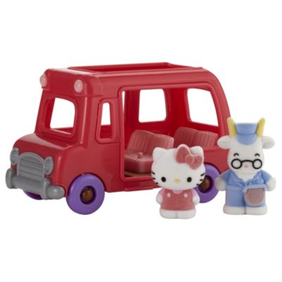 Hello Kitty Vellutata School Bus Playset