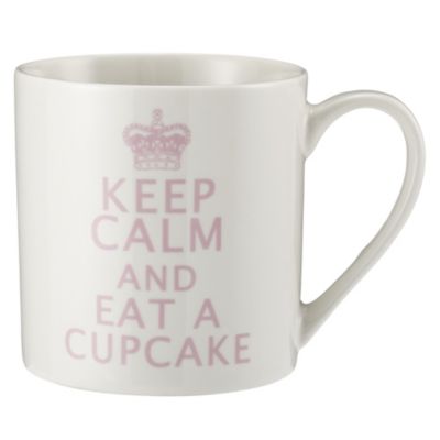 Tu Keep Calm Mug Pink