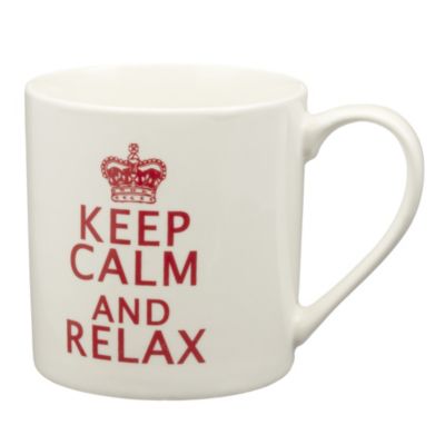 Tu Keep Calm Mug Red
