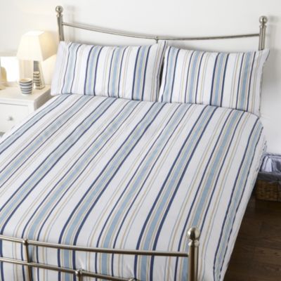 Tu Blue Coastal Stripe Bed Linen Set