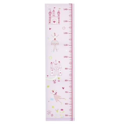 Princesses Height Chart Wall Art 100x25cm