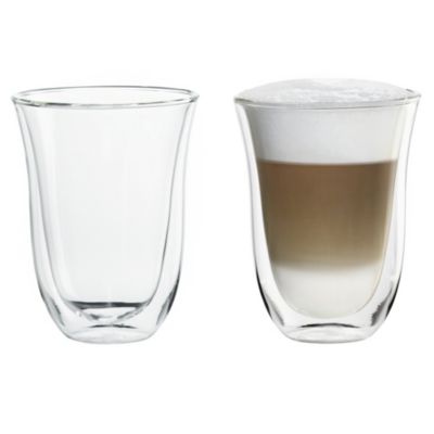 DeLonghi 2 Latte Macchiato Glasses