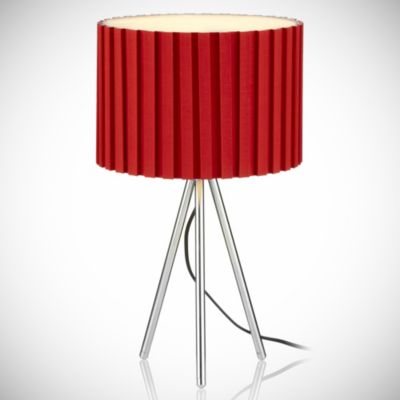 Red Tripod Table Lamp