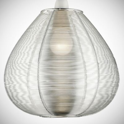 Tu Silver Wire Easy Fit Pendant Shade