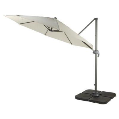 Royalcraft 3m Deluxe Rotational Parasol Ivory