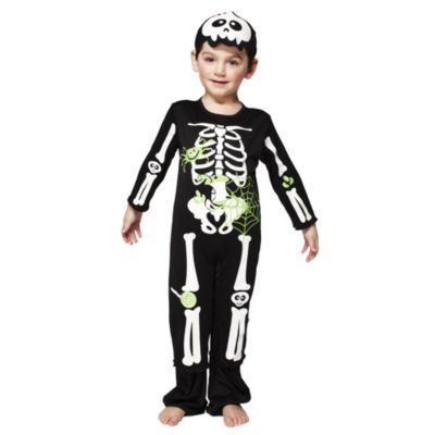 Printed Skeleton Costume