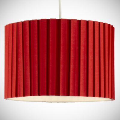 Tu Red Pleated Shade