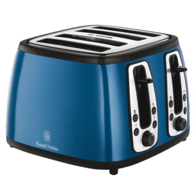 Russell Hobbs 18665 Blue  Heritage 4-slice Toaster