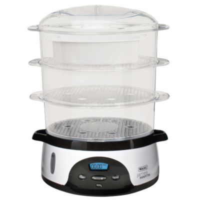 James Martin ZX772 Black and White Digital Steamer