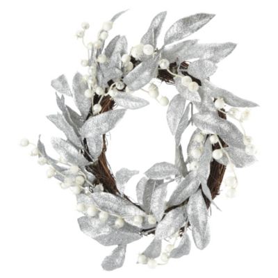 Sainsbury's 40cm Silver Wreath