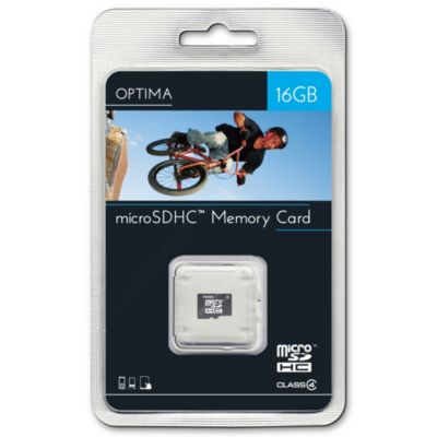 Optima 16GB MicroSDHC Card