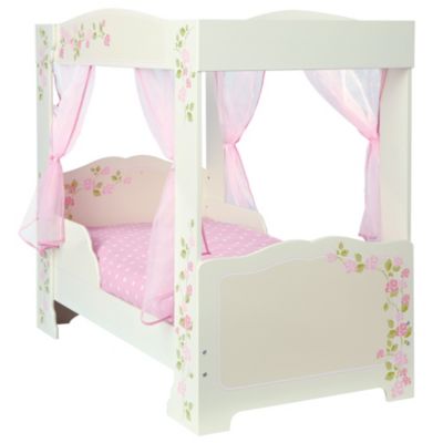 Floral Four Poster Bed Toddler Bed