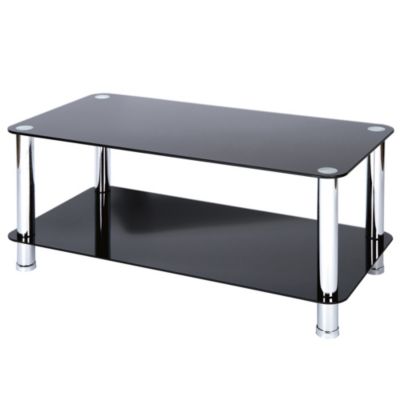 Regent Black Glass Coffee Table