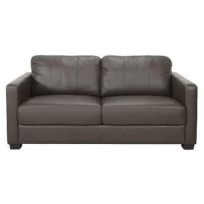 Lessina Large Chocolate Leather Sofa