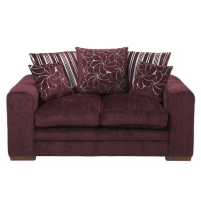 Ava Regular Aubergine Sofa