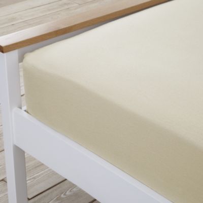 Tu Neutral Brushed Cotton Fitted Sheet