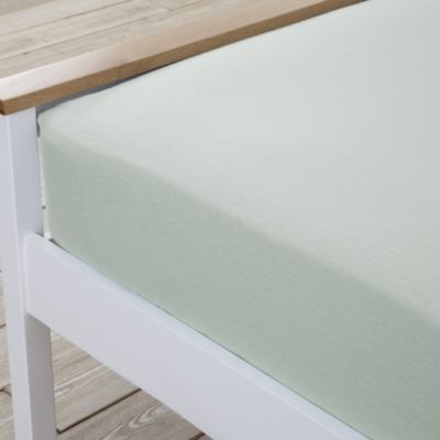 Tu Blue Brushed Cotton Fitted Sheet