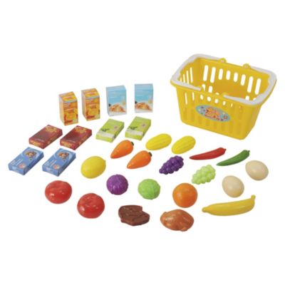 Pretend & Play Shopping Basket with Food