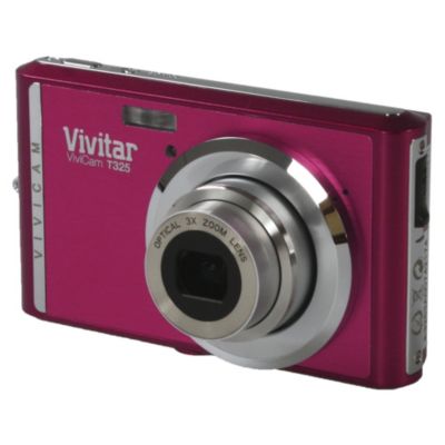 Vivitar T325 12 Megapixel 3x Zoom Pink Compact Digital Camera