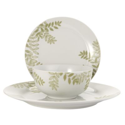 Tu Leafy Green 12-piece Dinner Set