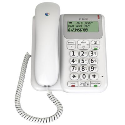 BT Decor 2200 Corded Landline Telephone