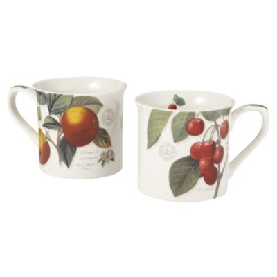Kew Gardens Orchard Fruits Mug Set of 2