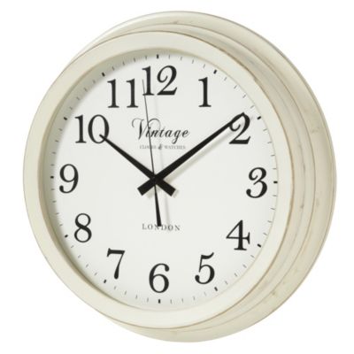 Tu Large Cream Clock