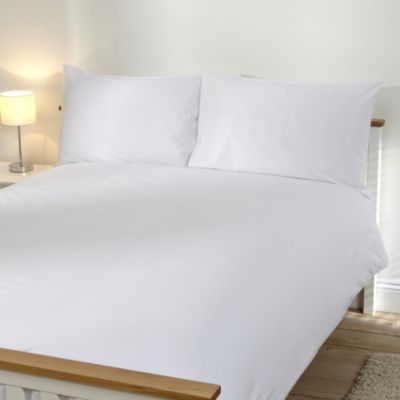 Tu Plain White Bed Linen Set