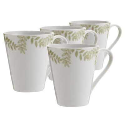 Tu Leafy Green Mug Set of 4