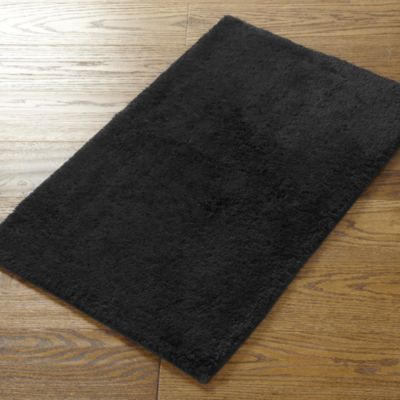 Home Collection Black Bath Mat